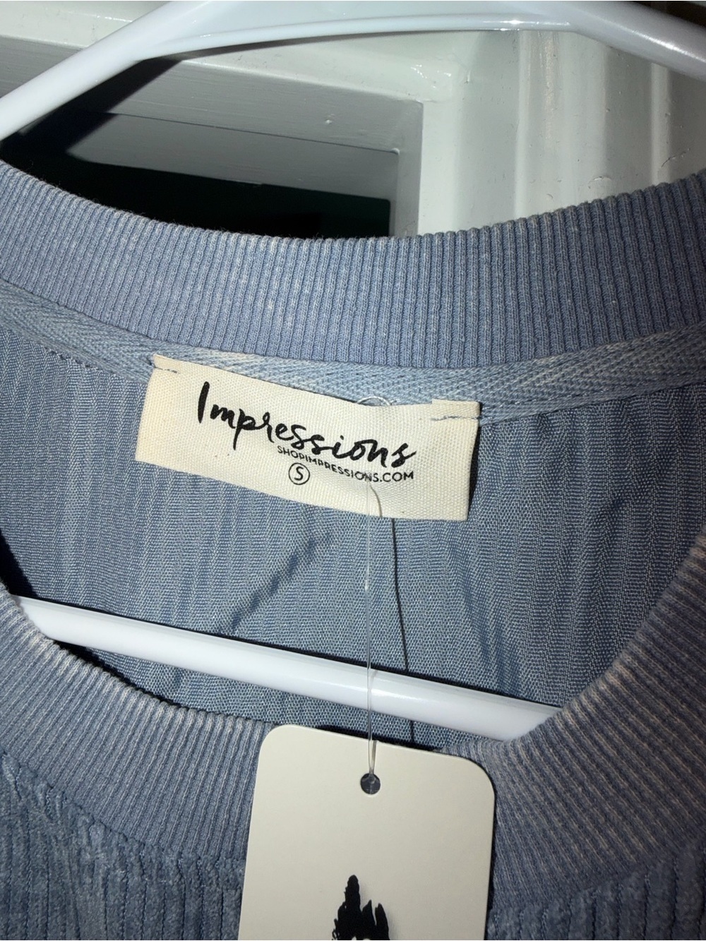 Impressions Corded “Los Angeles” Crewneck Sweatshirt - Picture 3 of 3